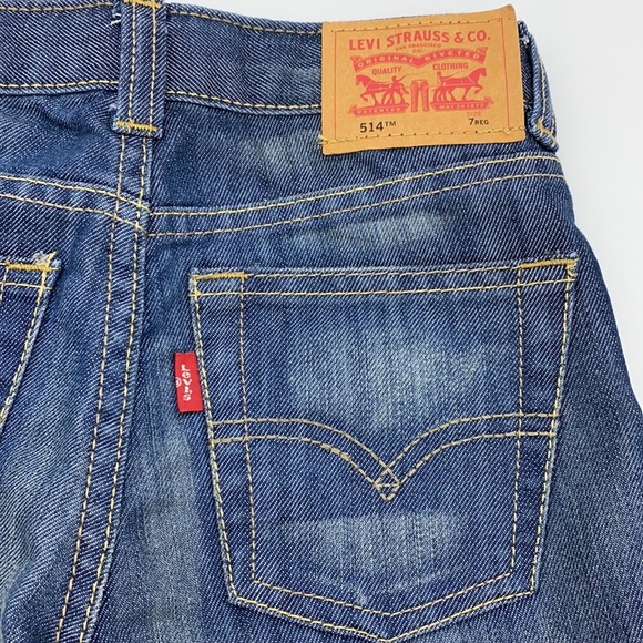 NWT Boys Levi’s 514 Jeans Straight Fit Regular Size 7 - Picture 6 of 8